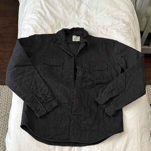 Men's Black Quilted Jacket